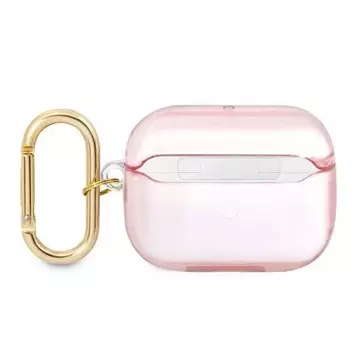 Guess GUAPHHTSP AirPods Pro cover pink/pink Strap Collection