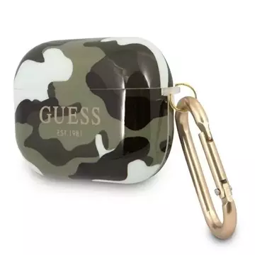 Guess GUAPUCAMA AirPods Pro cover green/khaki Camo Collection