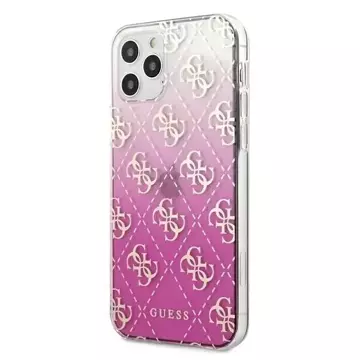 Guess GUHCP12LPCU4GGPI iPhone 12 Pro Max 6.7" pink/pink hardcase 4G Gradient