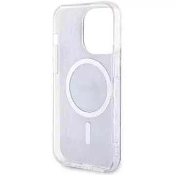 Guess GUHMP14LH4STU phone case for Apple iPhone 14 Pro 6.1" purple/purple hardcase 4G MagSafe