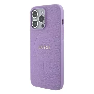 Guess GUHMP15XPSAHMCU Case for iPhone 15 Pro Max 6.7" Saffiano MagSafe