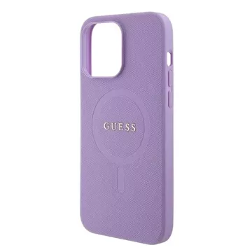 Guess GUHMP15XPSAHMCU Case for iPhone 15 Pro Max 6.7" Saffiano MagSafe