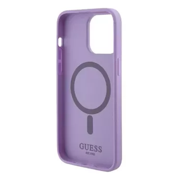 Guess GUHMP15XPSAHMCU Case for iPhone 15 Pro Max 6.7" Saffiano MagSafe