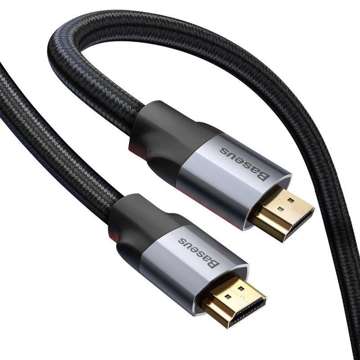 HDMI 2.0 cable Baseus Enjoyment Series, 4K, 3D, 2m (black and gray)