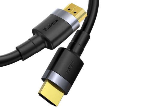 HDMI-HDMI 2.0 cable Baseus Cafule 4K FULL HD 3D 2m Black-gray