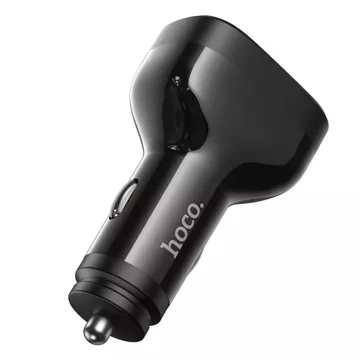 HOCO Car Charger 2 x USB A 2 x Type C PD QC 72W NZ11 Black