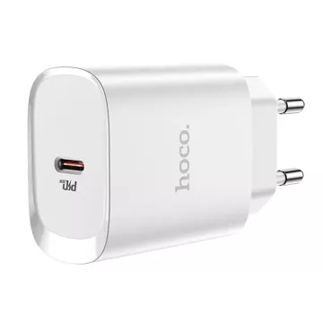 HOCO Type C PD 20W N14 white wall charger