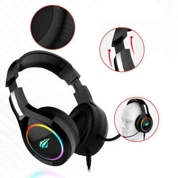 Havit GAMENOTE H2232D RGB USB 3.5mm gaming headset