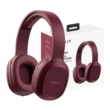 Havit H2590BT PRO wireless Bluetooth headphones (red)