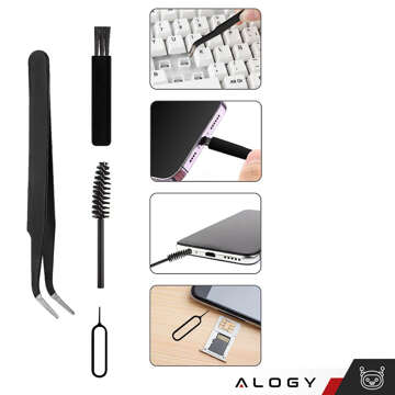 Headphone keyboard cleaning kit 18 in 1 Multifunctional Brush SIM Key Cleaner Alogy Set