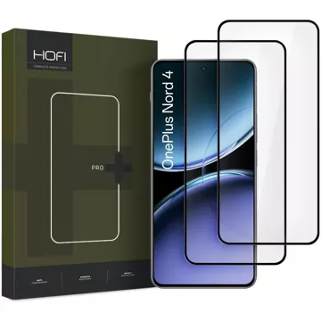 Hofi Glass Pro 2-Pack Tempered Glass for OnePlus Nord 4 Black