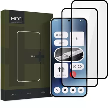 Hofi Glass Pro 2-pack tempered glass for Nothing Phone 2A Black