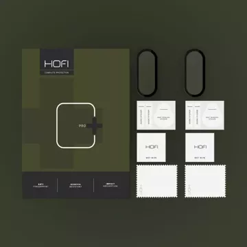 Hofi Hybrid Pro 2-Pack Hybrid Glass for Xiaomi Smart Band 9 / 9 NFC Black