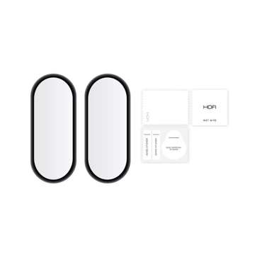 Hofi Hybrid Pro 2-pack hybrid glass for Xiaomi Mi Smart Band 7 Black