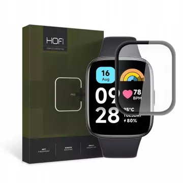 Hofi Hybrid Pro Hybrid Glass for Xiaomi Redmi Watch 3 Active Black