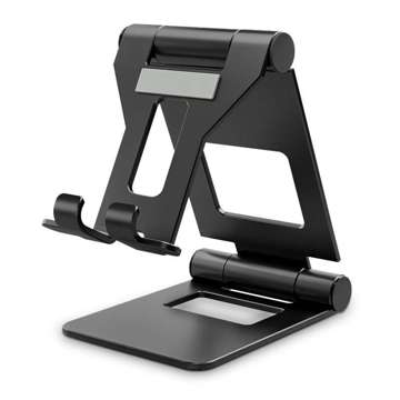 Holder universal stand for tablet phone Z10 on the desk Black