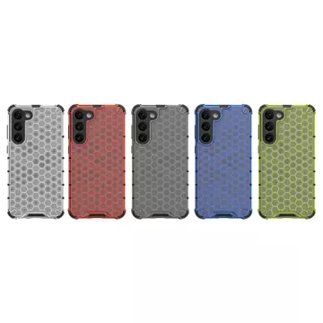 Honeycomb case for Samsung Galaxy S23 Plus armored hybrid cover black