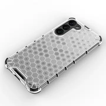 Honeycomb case for Samsung Galaxy S23 Plus armored hybrid cover black