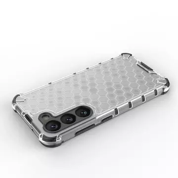 Honeycomb case for Samsung Galaxy S23 armored hybrid cover black