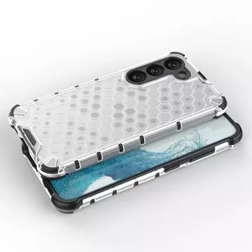 Honeycomb case for Samsung Galaxy S23 armored hybrid cover black