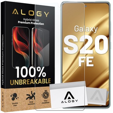 Hybrid Glass for Samsung Galaxy S20 FE for Alogy Flexi Glass 9H Case Friendly Flat Screen Protector