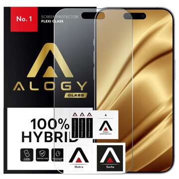 Hybrid glass for Apple iPhone 15 Pro for the screen Alogy Flexi Glass 9H flat for the screen