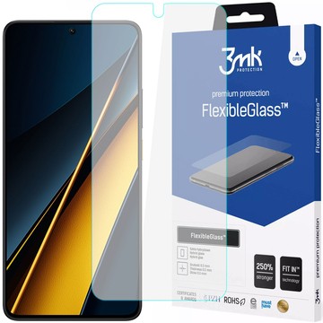 Hybrid glass for Xiaomi Poco X6 Pro 5G 3mk FlexibleGlass screen Glass 7h