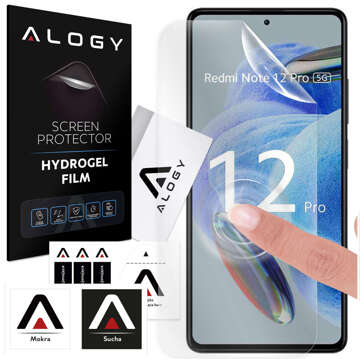 Hydrogel Film for Xiaomi Redmi Note 12 Pro/ Poco X5 Pro 5G Phone Screen Protector Alogy Hydrogel Film