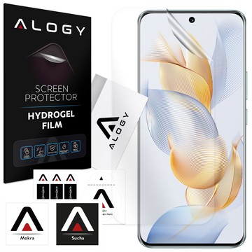 Hydrogel film for Honor 90, protective phone screen, Alogy Hydrogel Film