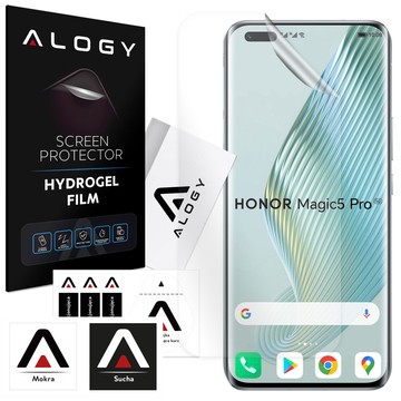 Hydrogel film for Honor Magic 5 Pro, protective phone screen protector Alogy Hydrogel Film