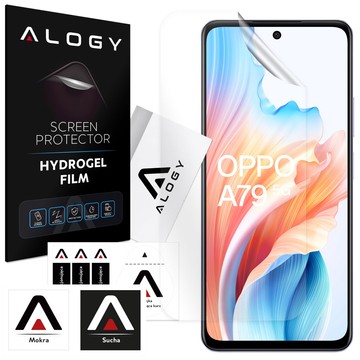 Hydrogel film for Oppo A79 5G phone screen protector Alogy Hydrogel Film