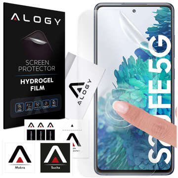 Hydrogel film for Samsung Galaxy S20 FE, protective phone screen, Alogy Hydrogel Film