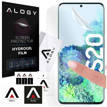 Hydrogel film for Samsung Galaxy S20, protective phone screen, Alogy Hydrogel Film