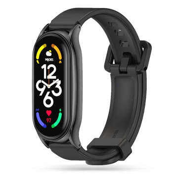 IconBand Pro rubber strap for Xiaomi Mi Smart Band 7 Black