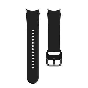 IconBand Rubber Strap for Samsung Galaxy Watch 4 / 5 / 5 PRO (40 / 42 / 44 / 45 / 46 MM) Black