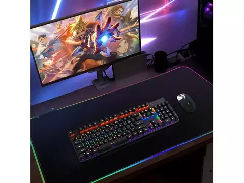 Illuminated gaming mouse pad led xxl