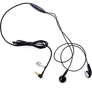 In-ear headphones Sony Ericsson Sony MH-410C wired mini jack 3.5mm microphone black