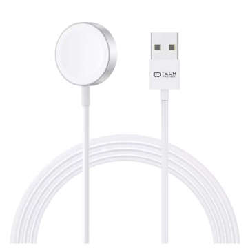 Inductive Charger Cable 120cm UltraBoost Magnetic Charging Cable for Apple Watch White