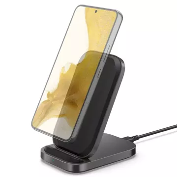 Inductive charger charging station Spigen PF2102 Arcfield Wireless Charger 15W Black