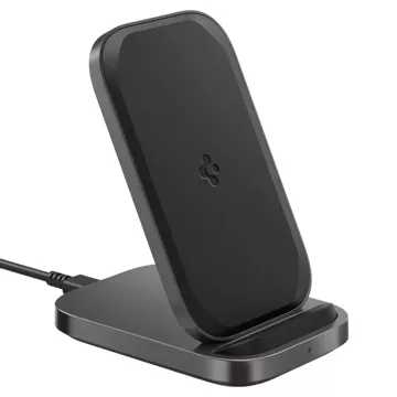 Inductive charger charging station Spigen PF2102 Arcfield Wireless Charger 15W Black