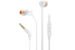 JBL T110 wired headphones with a microphone white