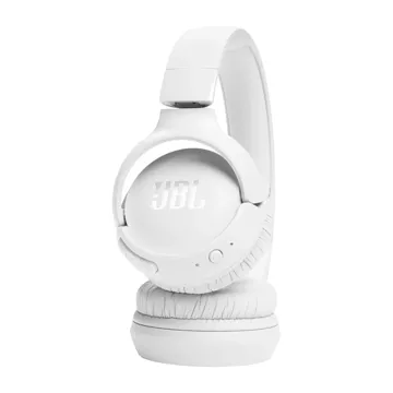 JBL Tune 520BT wireless on-ear Bluetooth 5.3 headphones - white