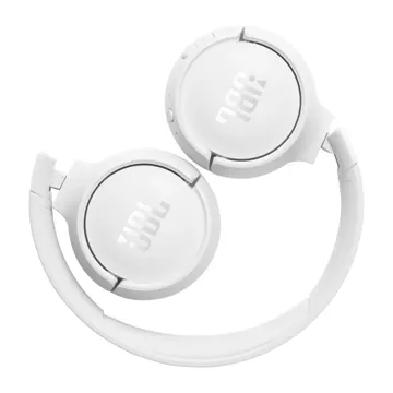 JBL Tune 520BT wireless on-ear Bluetooth 5.3 headphones - white