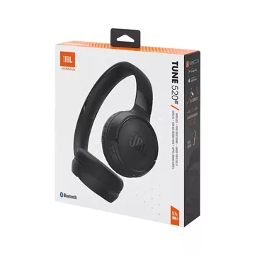 JBL Tune 520BT wireless over-ear Bluetooth 5.3 headphones - black