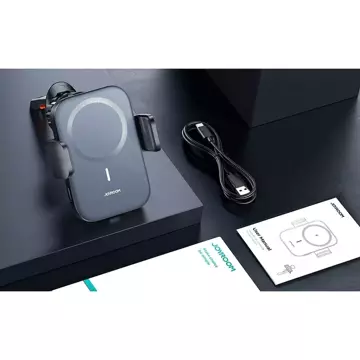 Joyroom Car Magnetic Holder Qi Wireless Induction Charger 15W (MagSafe Compatible for iPhone) for Air Vent (JR-ZS295)