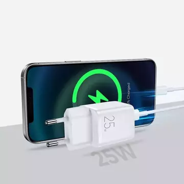 Joyroom fast charger USB Type C 25W 3A EU plug white (L-P251)