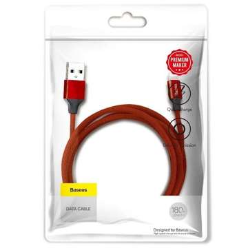 Kabel 1.8m Baseus Yiven Lightning 2A (czerwony)