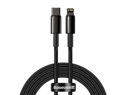 Kabel 2m Baseus przewód USB-C Type C na Lightning PD 20W Black