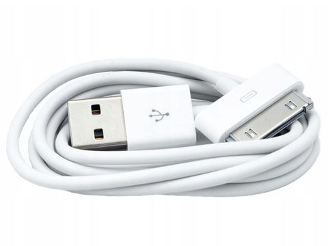 Kabel 30 pin USB do iPhone 4 4S 3GS 3G 3 iPod iPad 2 3 - zamiennik