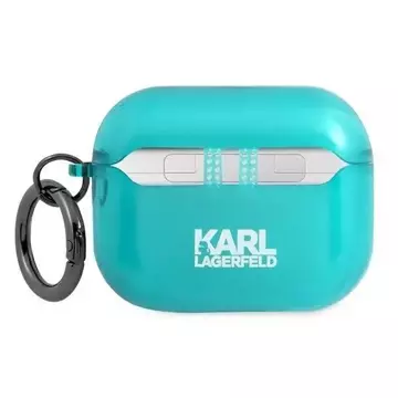 Karl Lagerfeld KLAPUCHFL AirPods Pro cover niebieski/blue Choupette